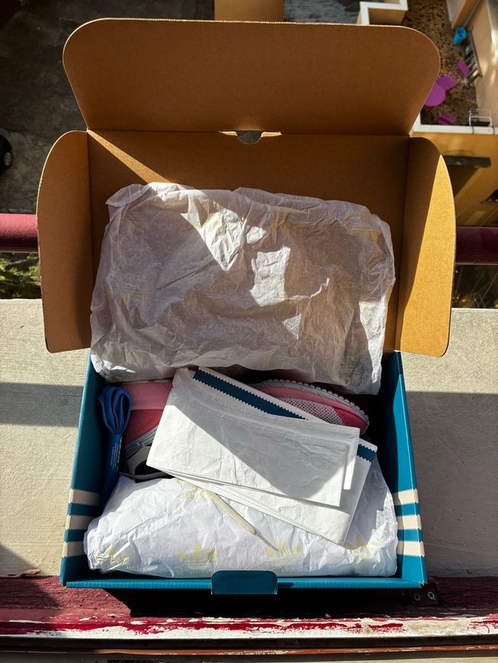 Adidas x Bad Bunny Adizero SL 72 Brown/Clear Pink/Hazy Rose - Taille 44 2/3 - Neuves - photo numéro 9