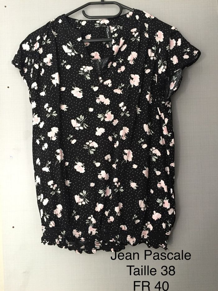Blouse imprimée Jean Pascale Taille 40