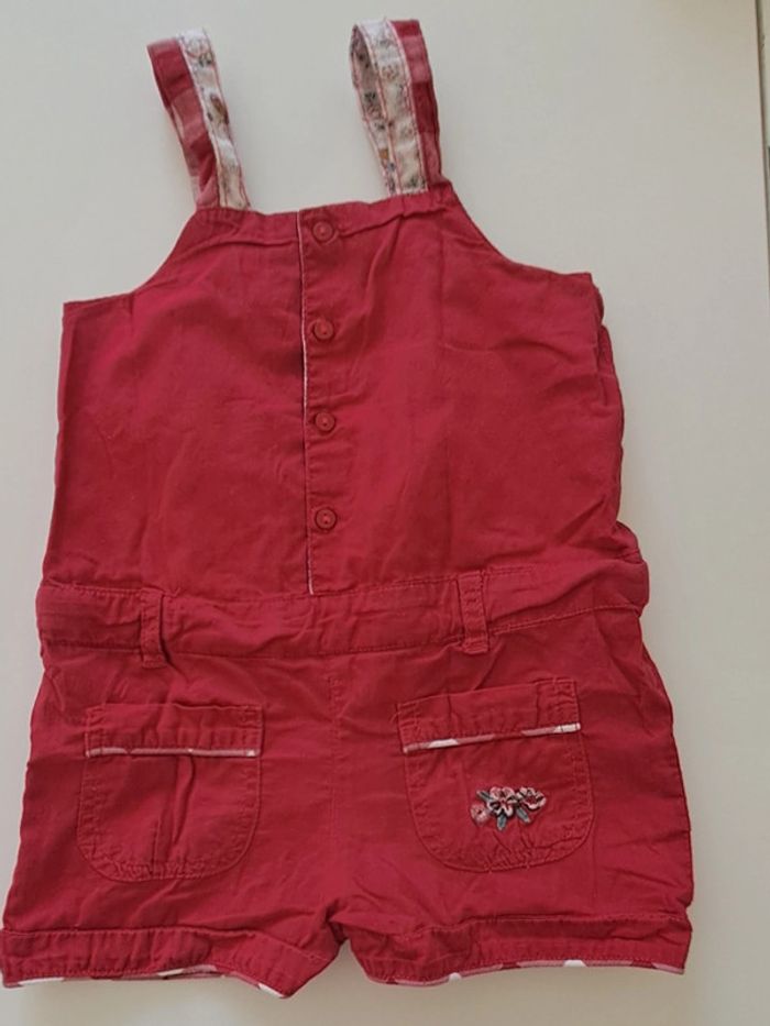 Salopette courte fille été 18 mois Sergent Major - photo numéro 2