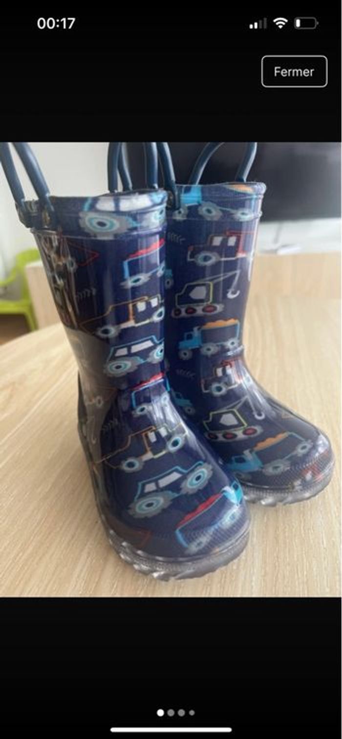 Botte de pluie taille 22