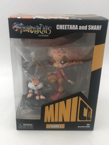 Figurine Thundercats Cheetara and Snarf Iron Studios neuf