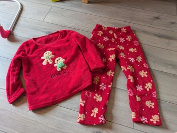 Pyjama de Noël 4 ans pain d'épices U essentiel