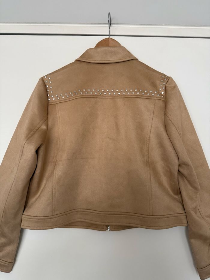 Veste neuve daim 2026 Grain de Malice suédine daim cloutée - photo numéro 7