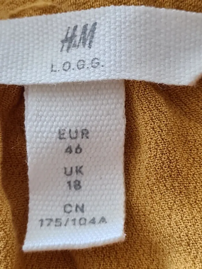 Blouse moutarde H & M Taille 46 - photo numéro 4