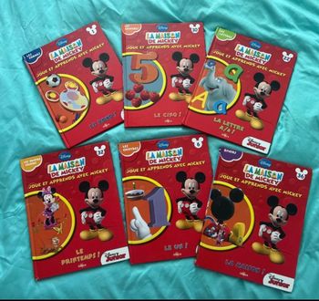 Lot de 6 livres Mickey éducatifs