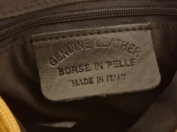 Sac Bandoulière Cuir Véritable - Jaune Moutarde - photo numéro 10