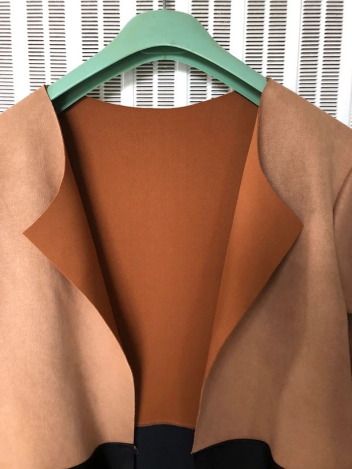 Veste bi matière - photo numéro 3