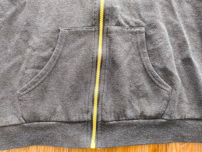 Gilet Zippé Capuche In Extenso 14 ans Sport Gris Jaune Fluo - photo numéro 5