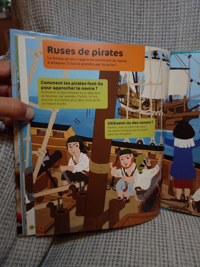 Questions Réponses 5+ "La vie des pirates" - Ed. Nathan - photo numéro 9