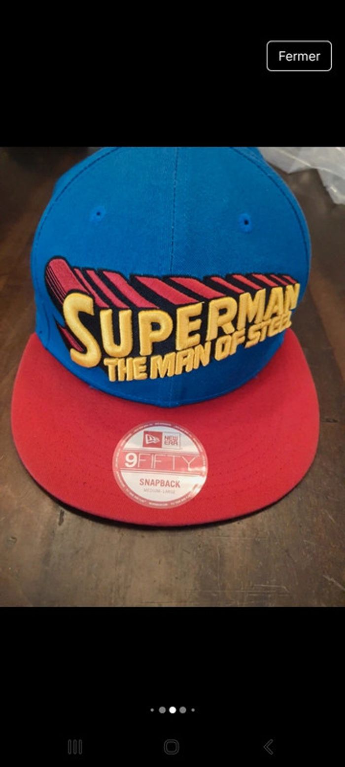 Casquette NewEra Superman the Man of Steel M/L - photo numéro 11