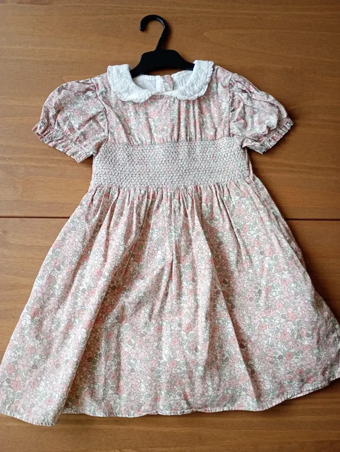 Robe champêtre/ broderie anglaise/ bébé/ 24 mois