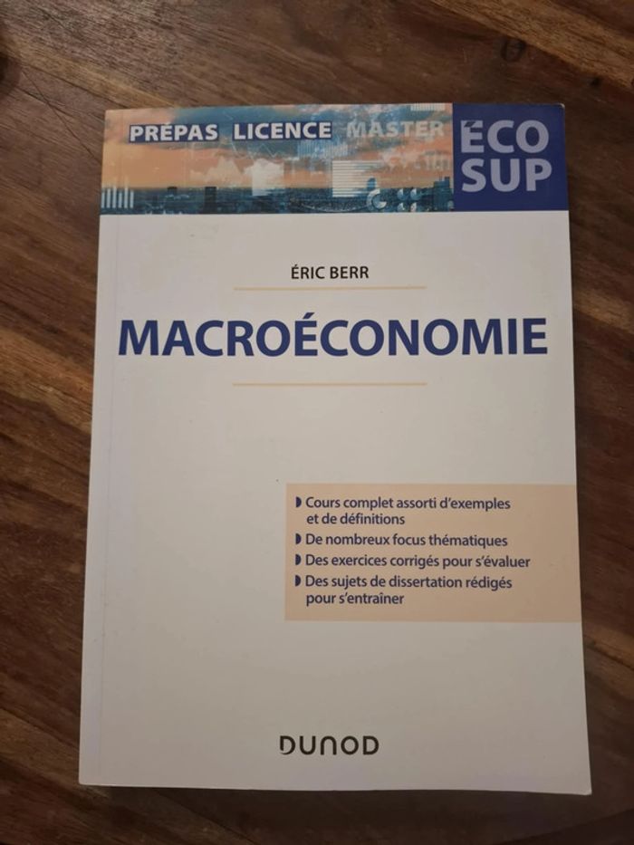 Macroéconomie - Eric Berr - Dunod