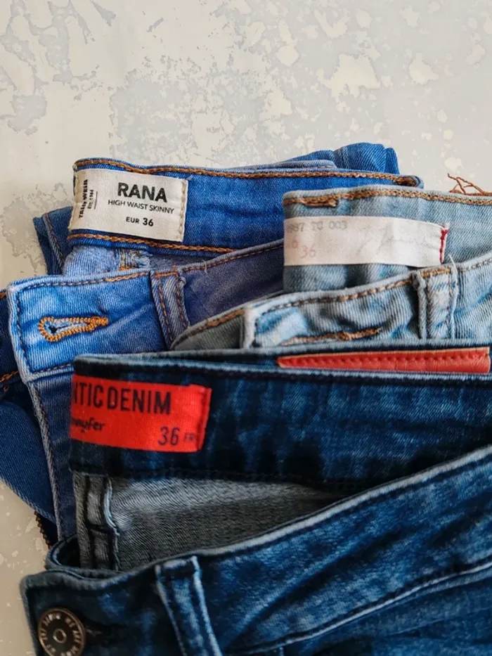Lot de 3 pantalons denim 36 - photo numéro 2