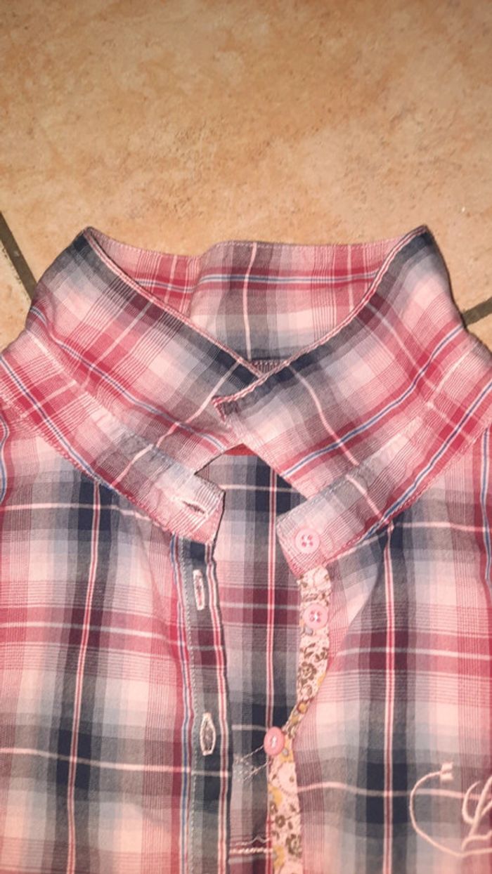 Chemise Levis 14 ans rose carreaux - photo numéro 13
