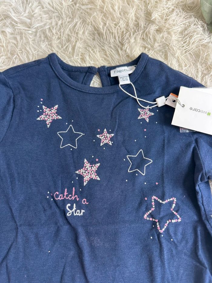 T-shirt manches longues Fagottino taille 18 mois - photo numéro 2