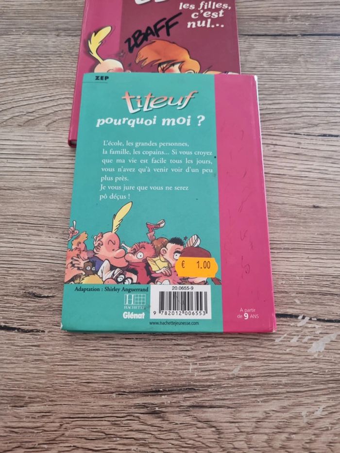 lot de 5 bd de poche titeuf zep - photo numéro 9