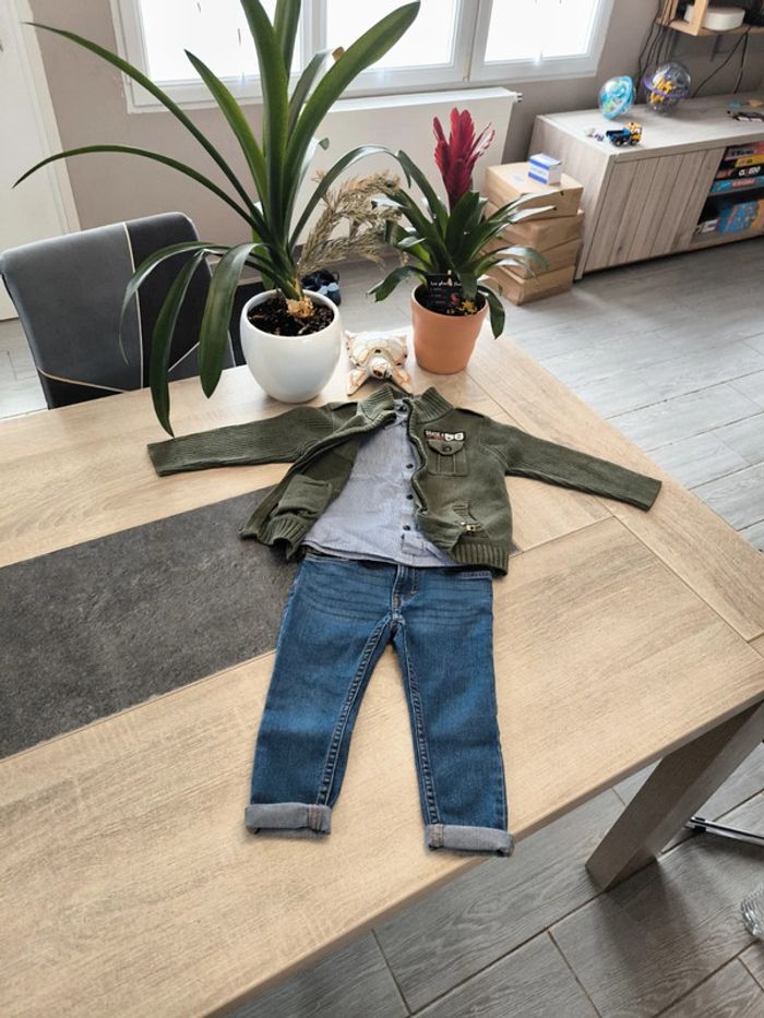 Ensemble 3 pièces garçon 2 ans 92cm HM Zara