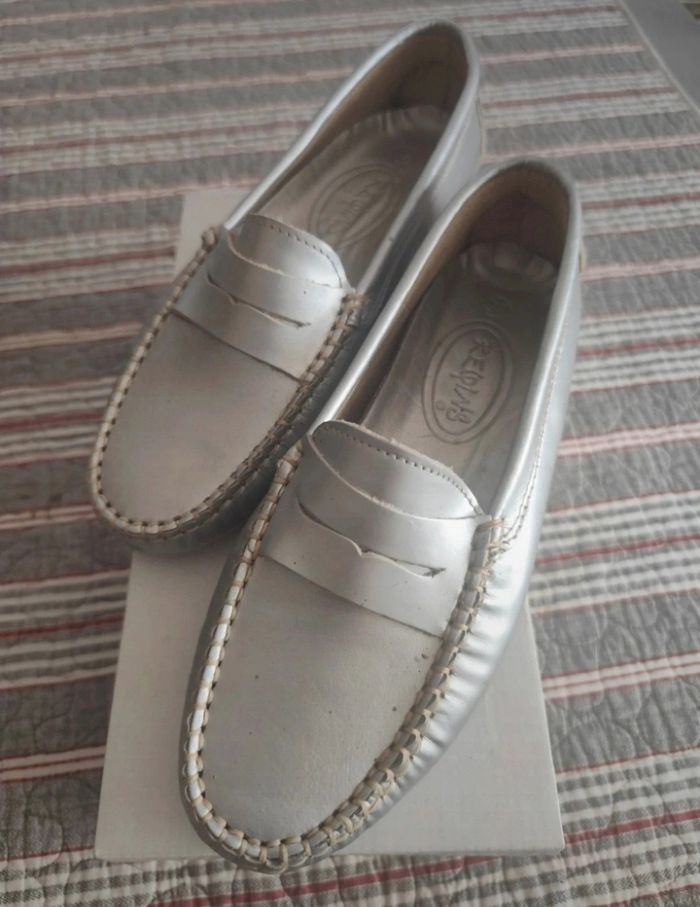 Mocassins cuir Reqins neufs - photo numéro 2