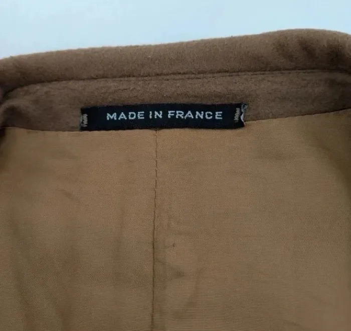 Veste vintage en laine et cachemire - taille S/M - photo numéro 9
