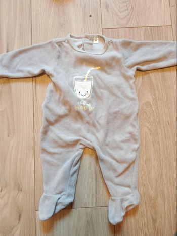 Pyjama velours 3 mois