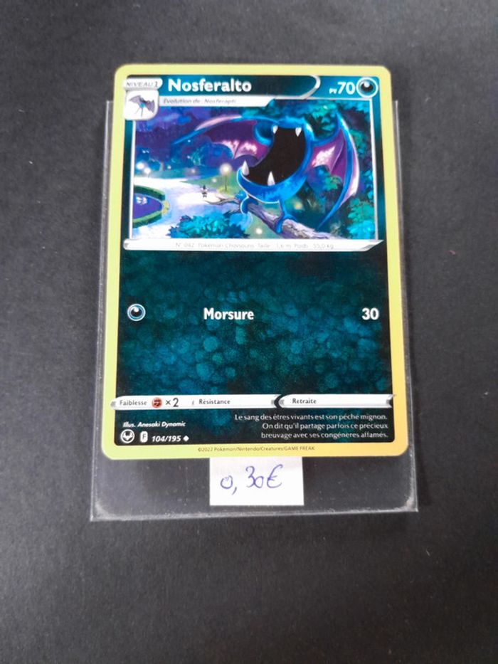 Carte Pokémon Nosferalto 104/195