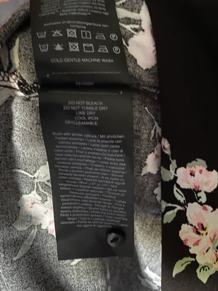 Robe chemise noire à fleurs, Vero Moda - photo numéro 8