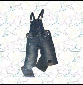 Salopette en Jean fille 8-9 ans