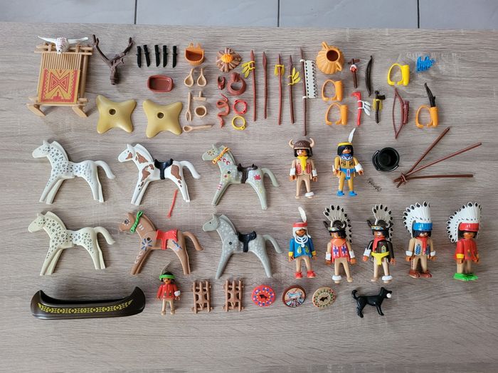 Lot playmobils Indiens - photo numéro 2