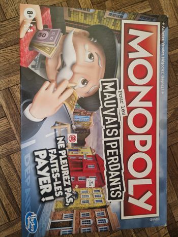 Monopoly mauvais perdant