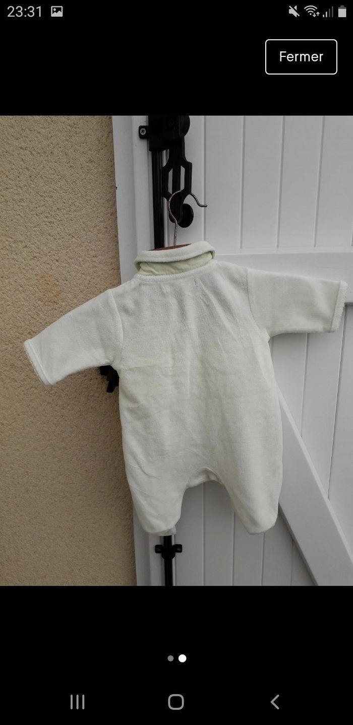 Pyjama bébé filles en 0 mois - photo numéro 2