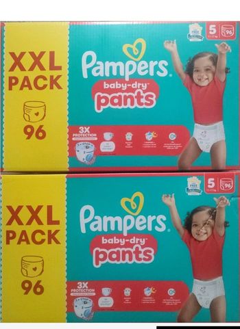 192 couches Pampers pants taille 5 