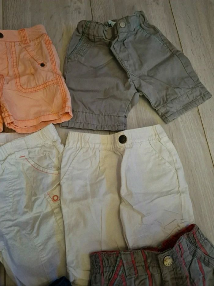 Lot de 6 short bermuda garçon taille 12 mois 1 an - photo numéro 3
