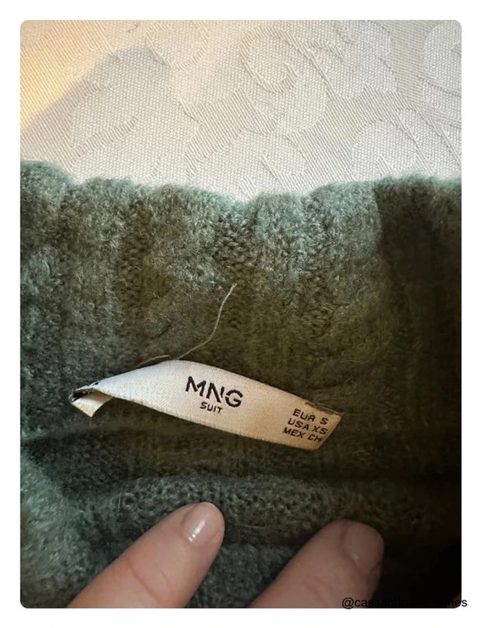 Pull vert - Mango - photo numéro 3