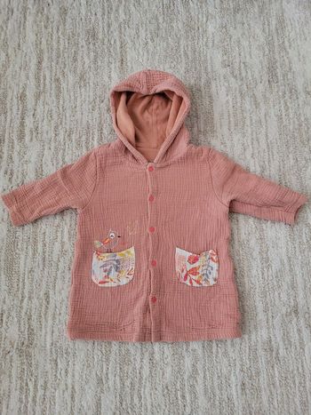 Peignoir / Robe de chambre doublée Petit Beguin Tropic 12M