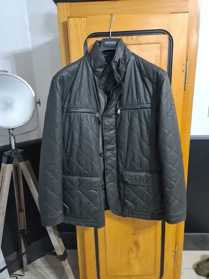 Blouson mi long matelassé anglais impermeable