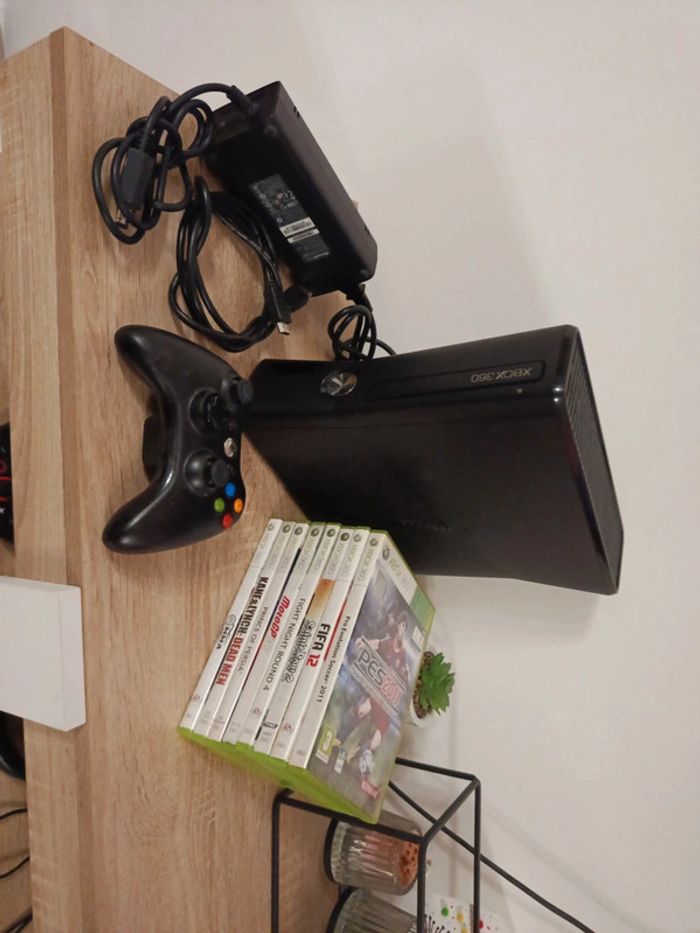 Xbox360 manette câble 8 jeux