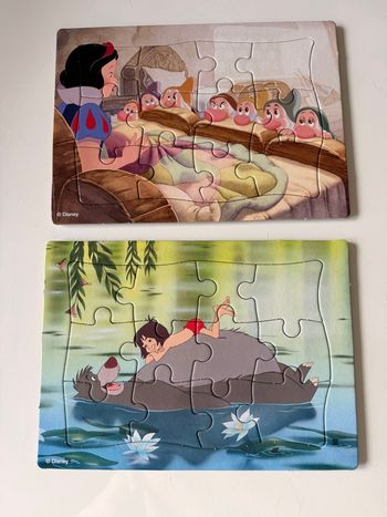 Lot de 2 puzzles DISNEY