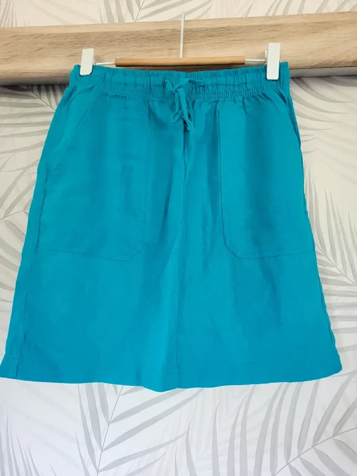 Jupe femme taille 36 bleu tissaia - photo numéro 3