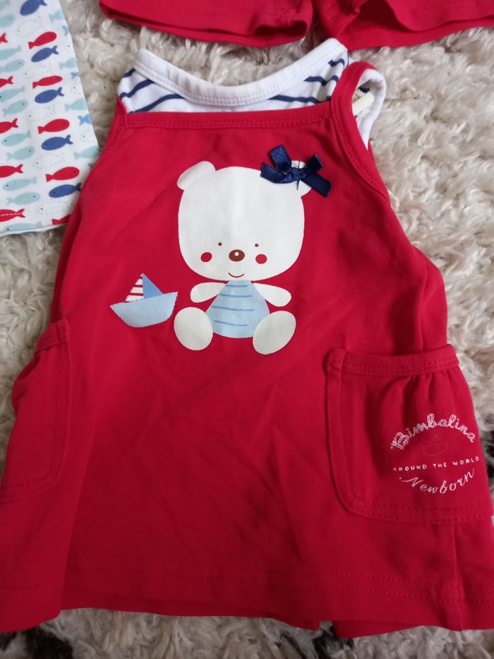 Ensemble robe short,leggings 1 mois - photo numéro 3