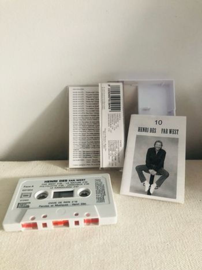 Henri Dès - far west avec livret cassette audio tape - photo numéro 5
