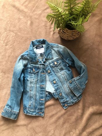 Veste en jean bleu fille Kiabi