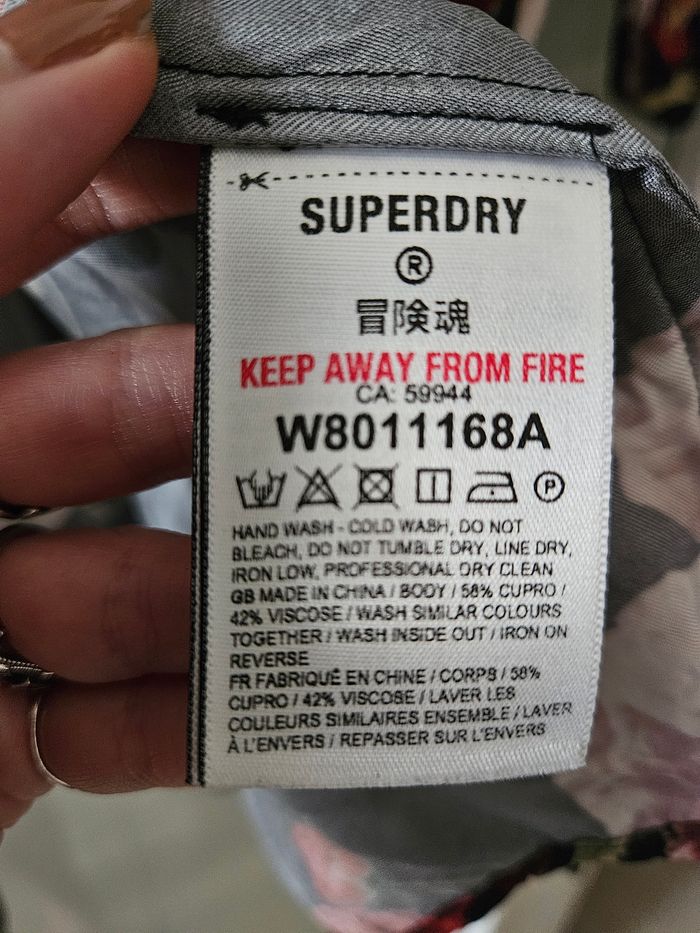 Robe portefeuille imprimée fleurs Superdry 38/40 - photo numéro 7