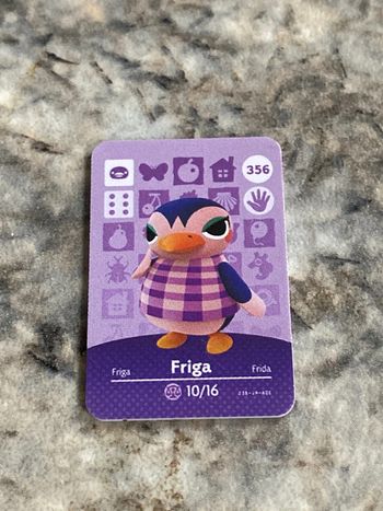 mini carte amiibo friga