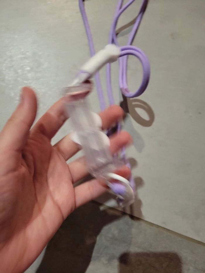 Accessoires portable téléphone porté épaule sac violet ajustable - photo numéro 3