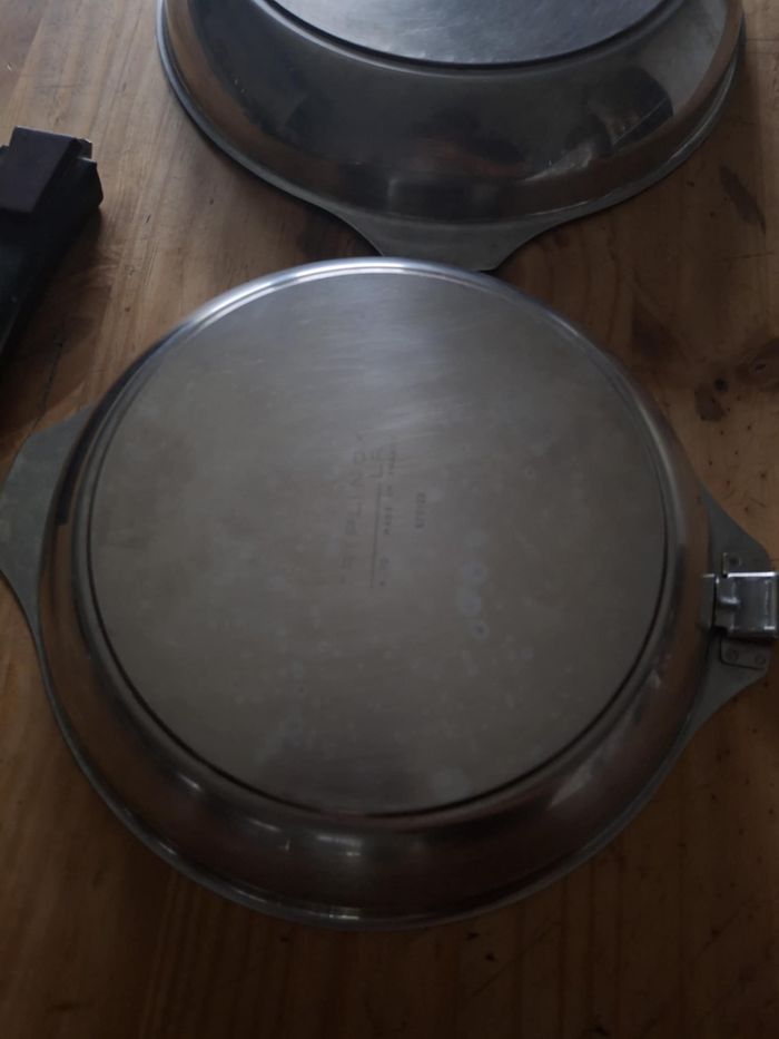 2 poêles triplinox Letang et Rémy en inox 18/10 et cuivre made in France - photo numéro 5