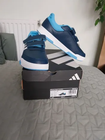 Basket bleu Adidas à scratch T40
