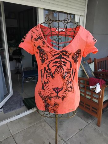 T-Shirt avec motif tigre
