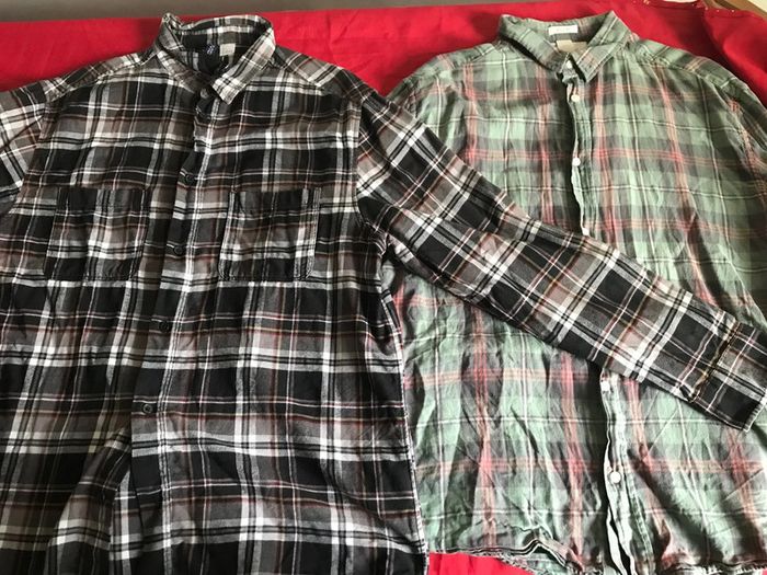 Lot de 2 chemises à carreaux H&M taille L et XL - photo numéro 9