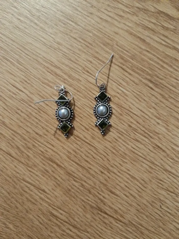 Boucles d'oreilles pendantes - photo numéro 2