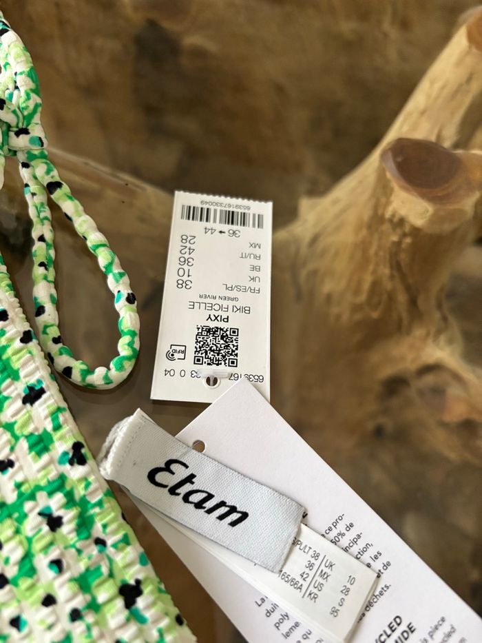 Bas de maillot de bain Etam fleurs - photo numéro 5